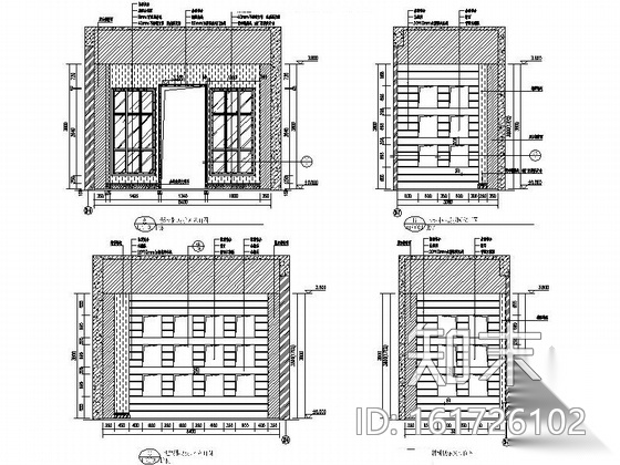 [哈尔滨]中心智力区现代售楼中心装修图（含效果）cad施工图下载【ID:161726102】