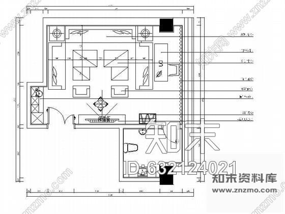 施工图北京欧式量贩式KTV包厢室内设计装修图cad施工图下载【ID:632124021】