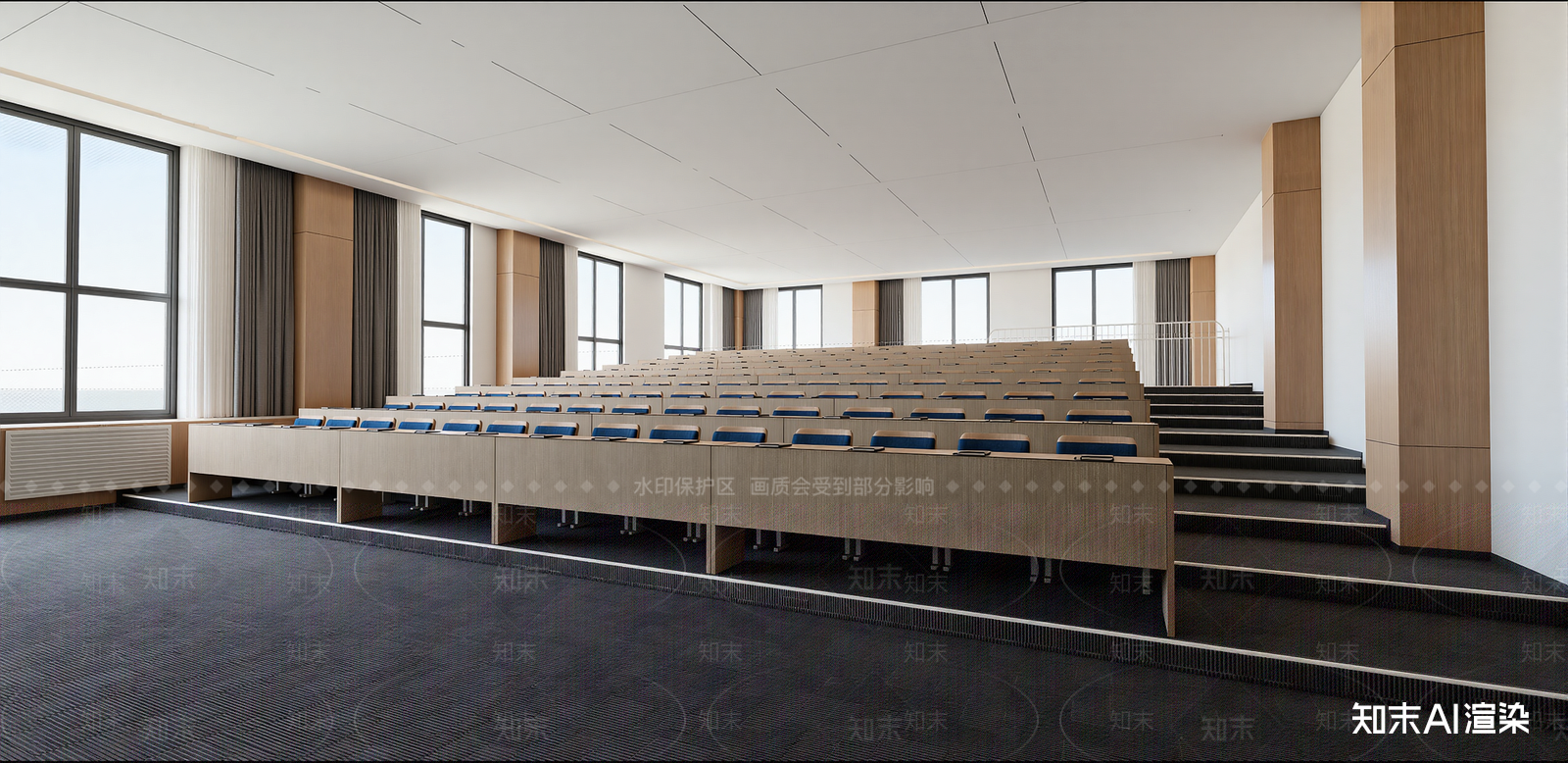 现代其他学校空间SU模型下载【ID:1215953949】