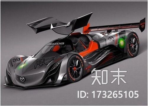 现代马自达Furai概念车2008款CG模型下载【ID:173265105】