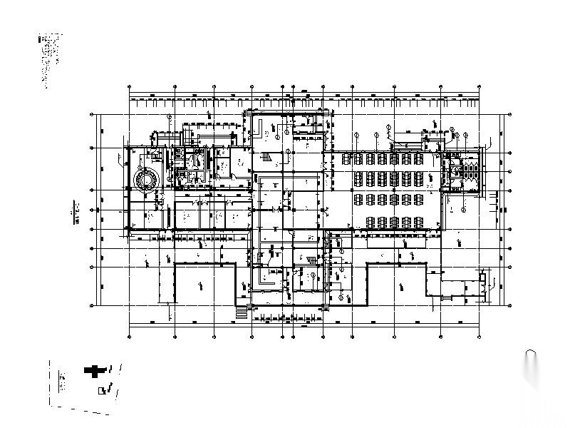 [福建]现代风格厂区食堂及招待所建筑施工图cad施工图下载【ID:151528117】