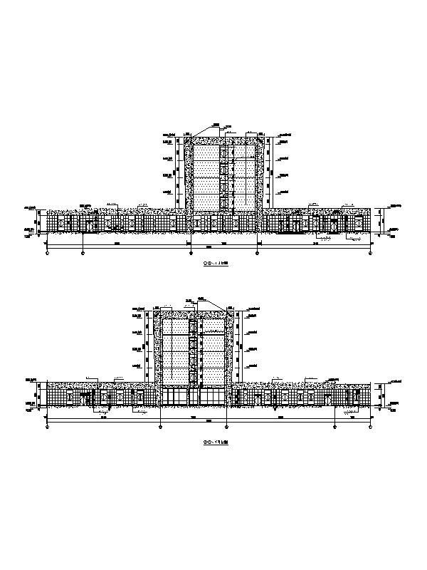 [福建]现代风格厂区食堂及招待所建筑施工图cad施工图下载【ID:151528117】