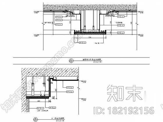 [南京]现代高档时尚LOFT样板房装修图（含效果）施工图下载【ID:182192156】