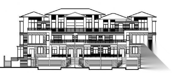 丹堤A区16、17、25号楼建筑施工图cad施工图下载【ID:166714181】