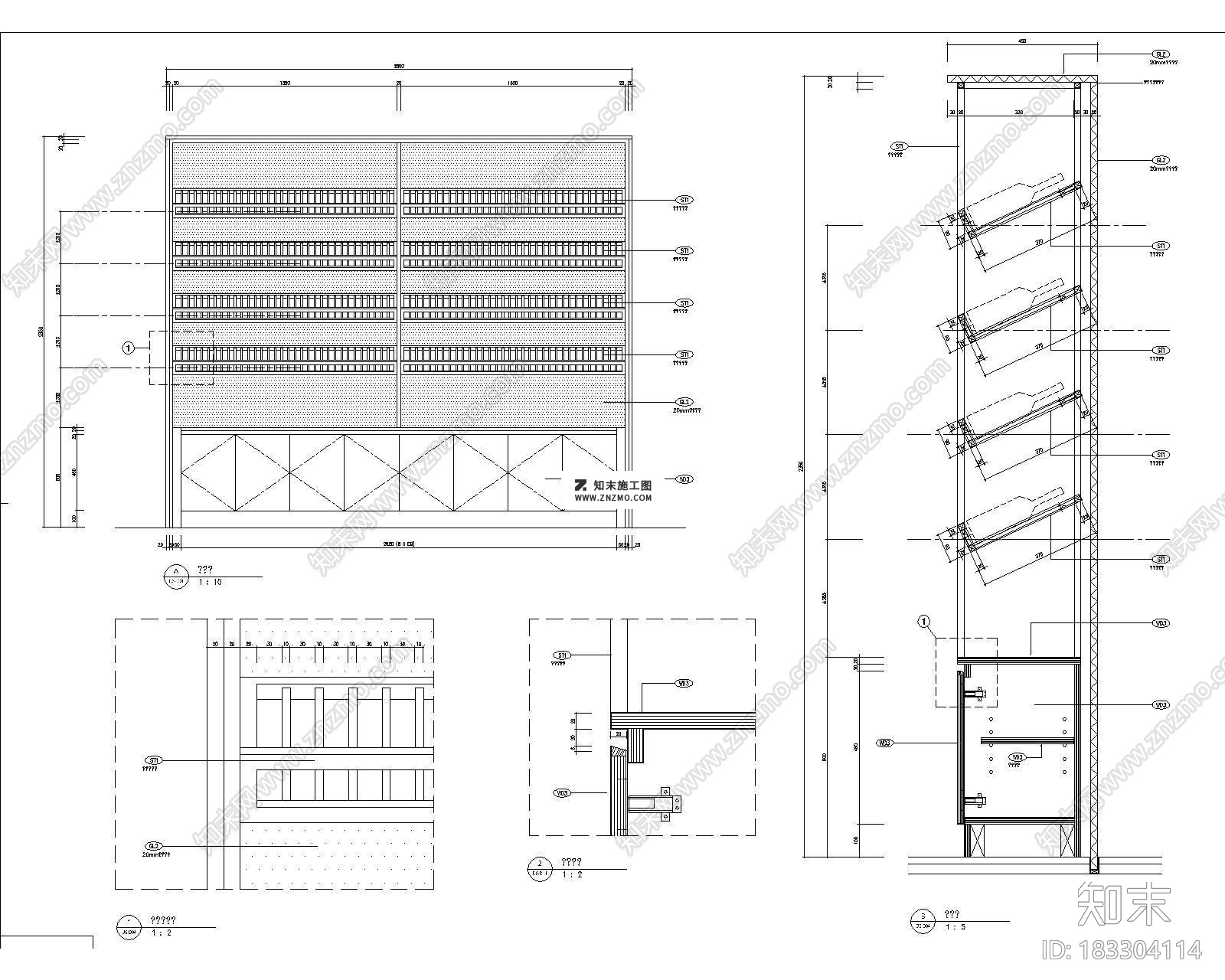 雨花都D6户型施工及材料样板施工图CAD下载cad施工图下载【ID:183304114】