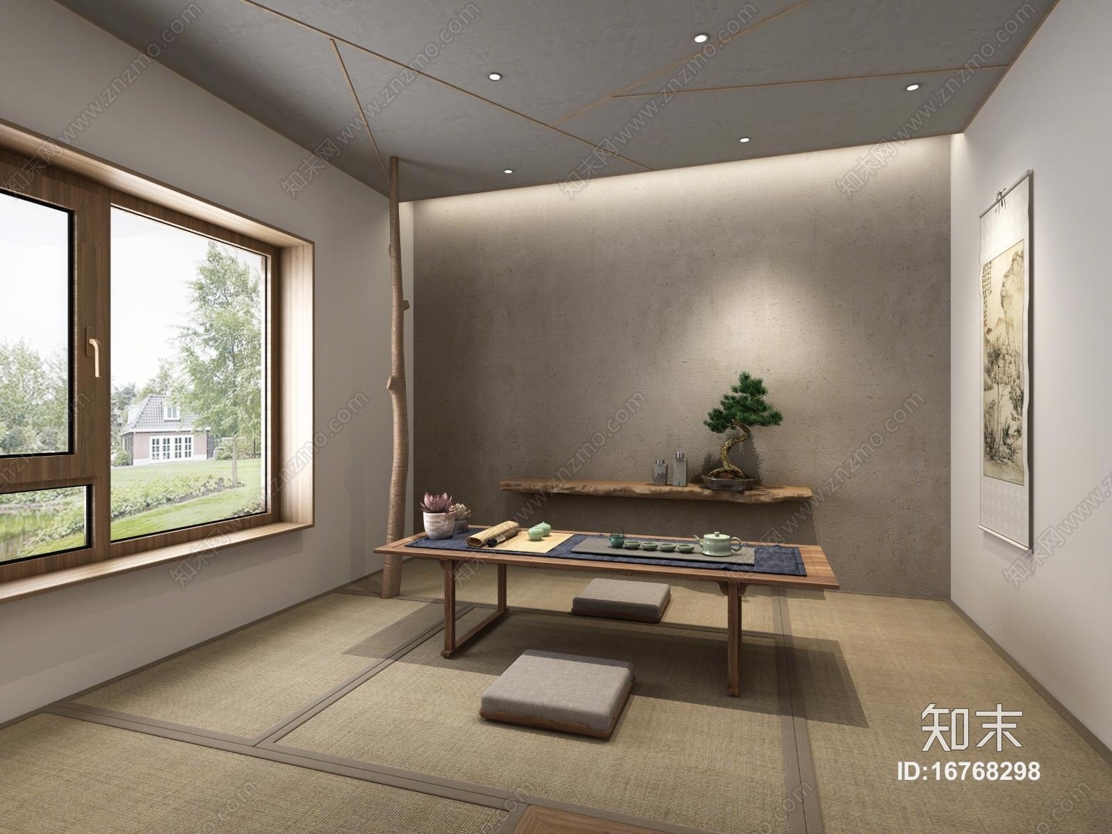 北欧茶室3D模型下载【ID:16768298】