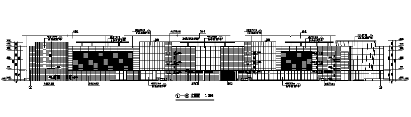 三层框剪结构天津某商场建筑设计cad施工图下载【ID:149950149】