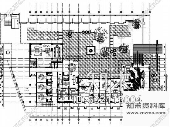 施工图徐州某酒店餐饮休闲会所装修图cad施工图下载【ID:632115004】