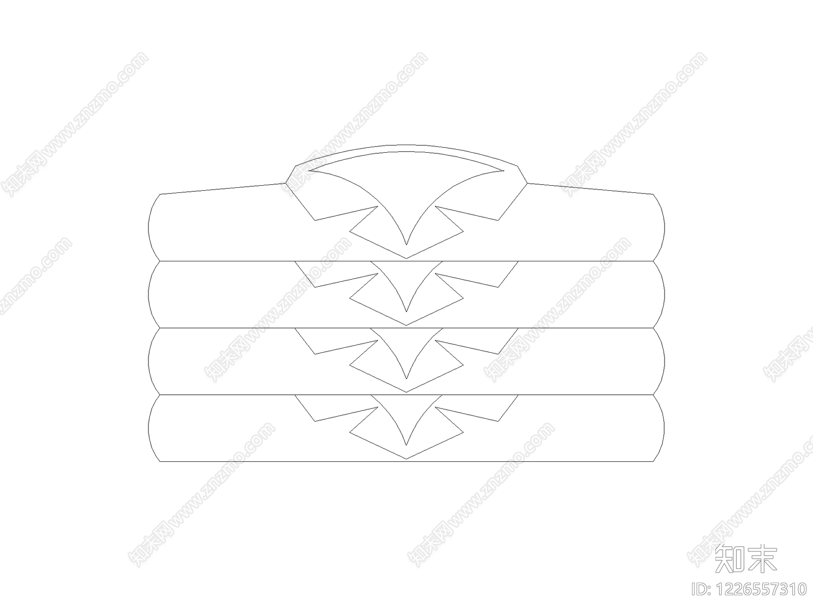床CAD图纸