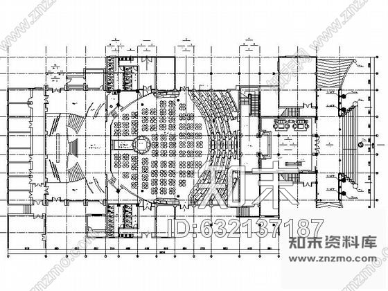 施工图湖南时尚文化艺术殿堂高档音乐剧院室内装修施工图含效果施工图下载【ID:632137187】