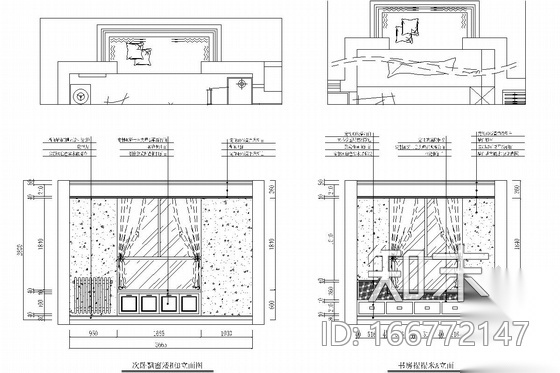 [长沙]环境优雅高层住宅简欧风格三居室装修图（含效果图...cad施工图下载【ID:166772147】