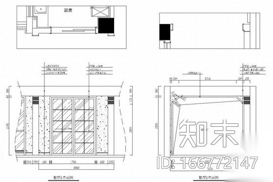 [长沙]环境优雅高层住宅简欧风格三居室装修图（含效果图...cad施工图下载【ID:166772147】