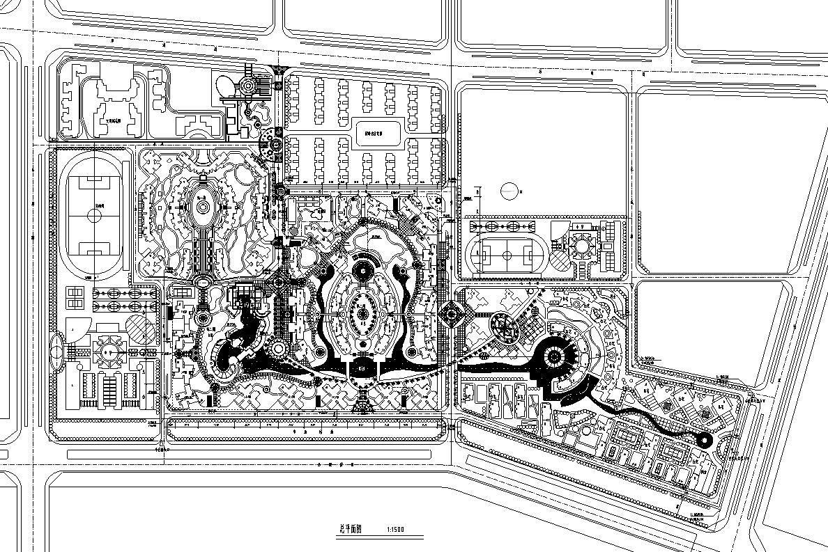 [广东]深圳蔚蓝海岸建筑施工图设计cad施工图下载【ID:149860195】