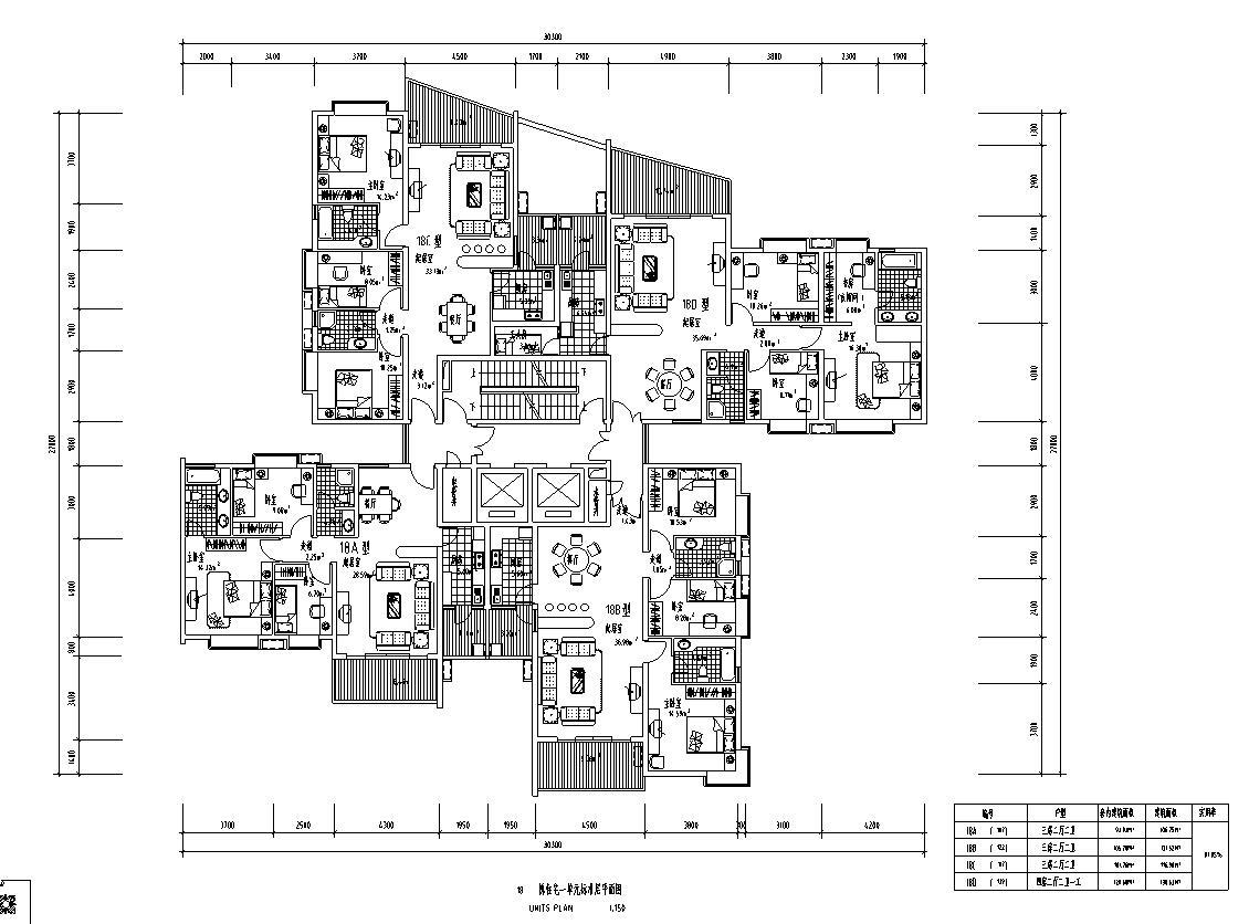 [广东]深圳蔚蓝海岸建筑施工图设计cad施工图下载【ID:149860195】