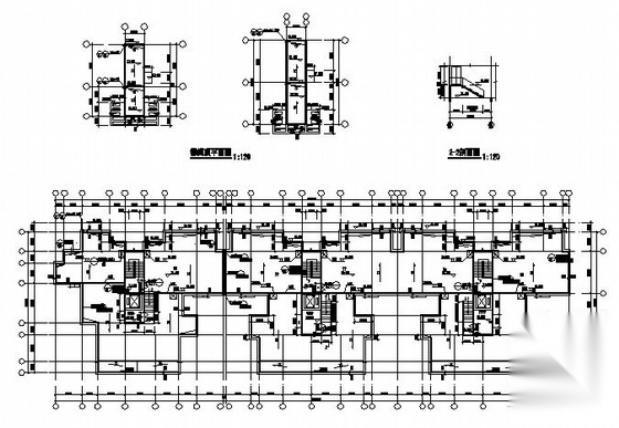 某十一层住宅建筑施工图cad施工图下载【ID:149845158】