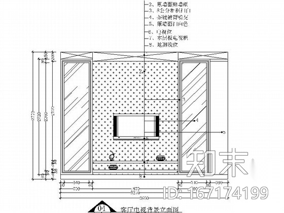 [广东]欧式三居室样板间装修设计施工图（含效果）cad施工图下载【ID:167174199】