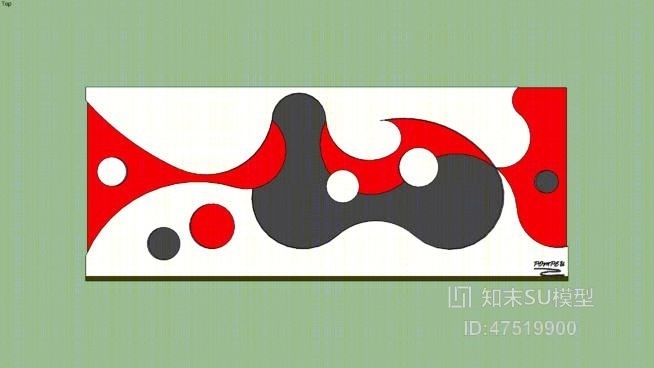 挂画SU模型下载【ID:918157054】