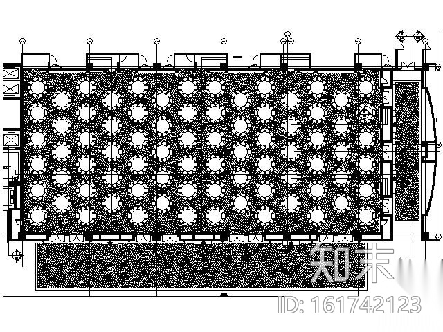 [天津]某五星级酒店多功能厅施工图cad施工图下载【ID:161742123】