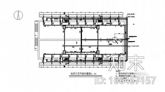 安徽某工程UASB池图纸cad施工图下载【ID:166467157】
