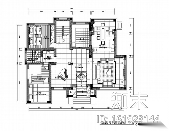 [宁波]某双层别墅装修图施工图下载【ID:161923144】