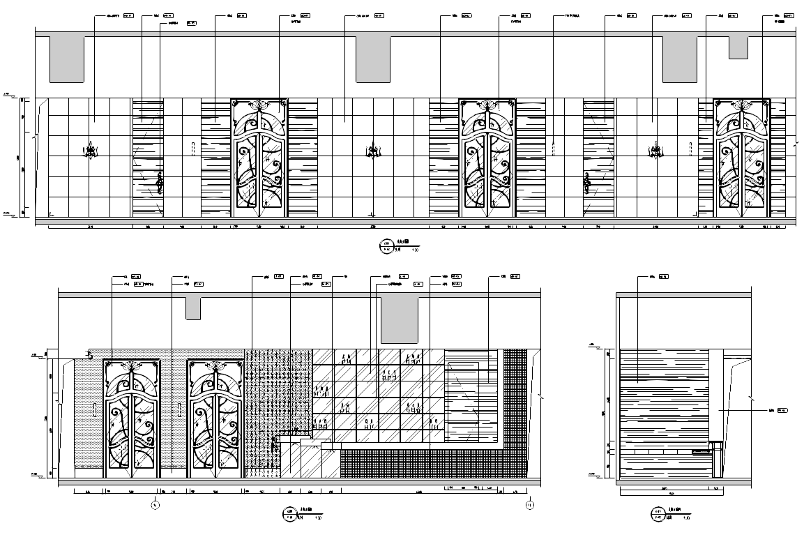 [广东]广州某海鲜酒家设计深化施工图施工图下载【ID:161766112】