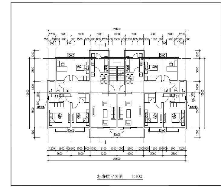 [四川]灾后重建北川北区建筑设计方案文本cad施工图下载【ID:167510180】