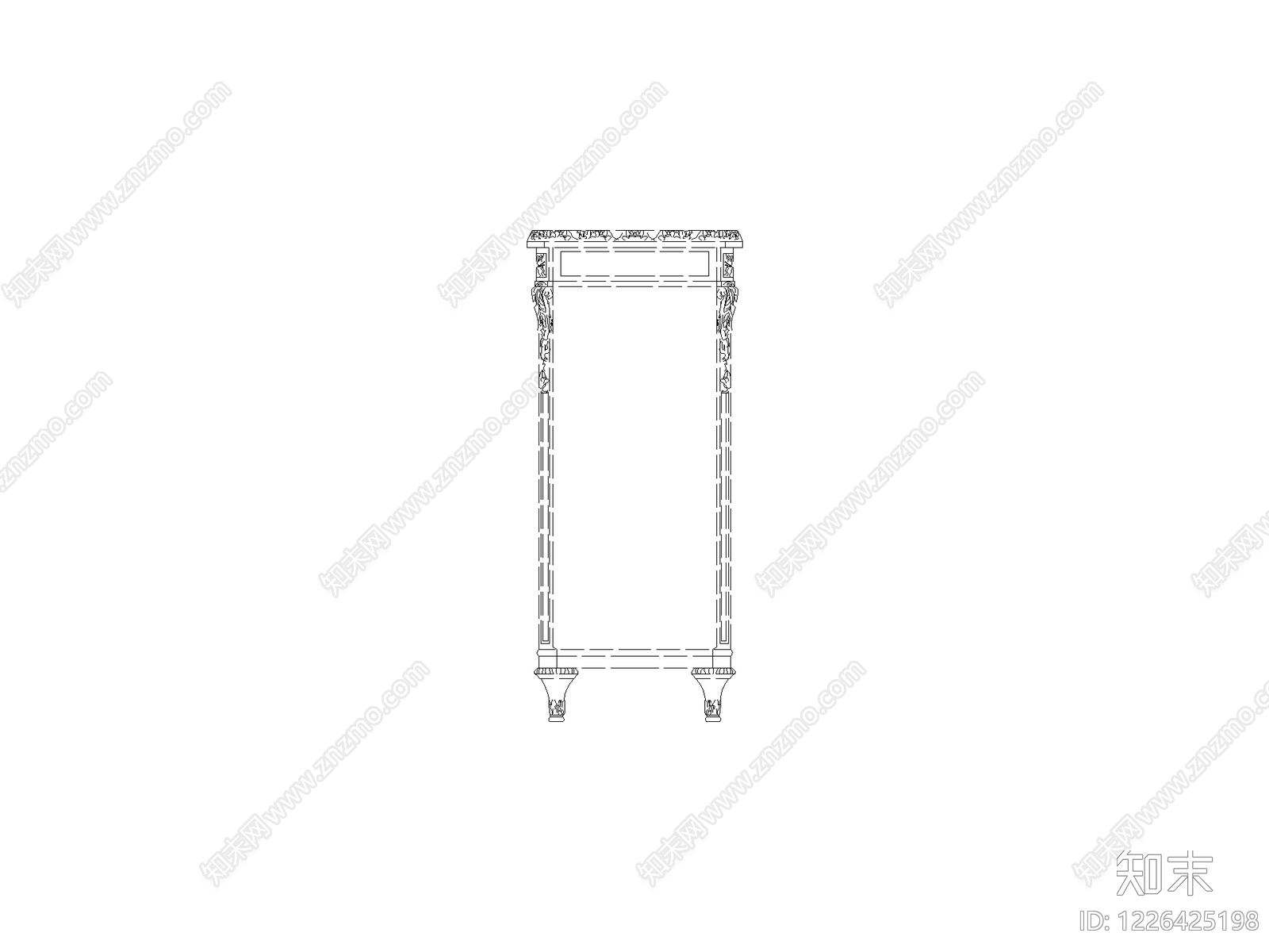 桌子cad施工图下载【ID:1226425198】