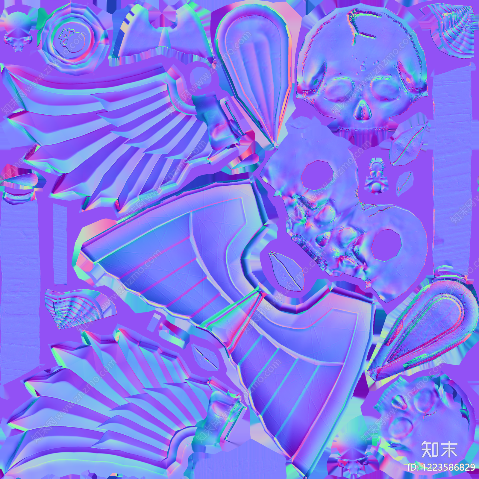 花鸟壁纸高清贴图材质