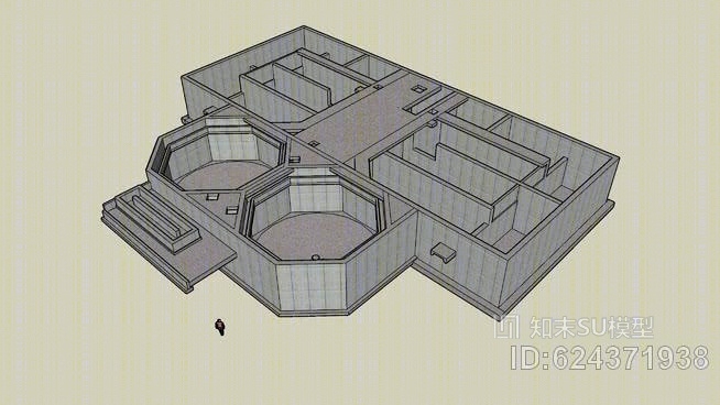 金溪污水处理厂SU模型下载【ID:624371938】