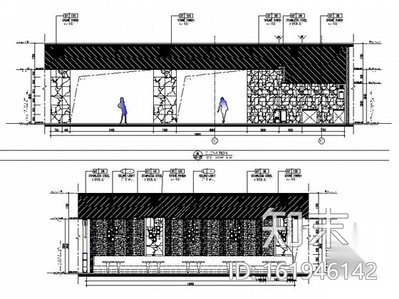 [上海]五星级高档酒店全日制餐厅装修图（含效果）cad施工图下载【ID:161946142】