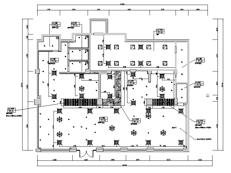 工业风格复古loft酒吧咖啡厅设计施工图（附效果图）施工图下载【ID:161785197】