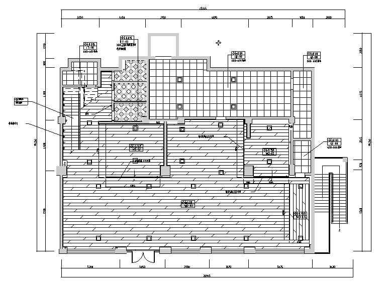 工业风格复古loft酒吧咖啡厅设计施工图（附效果图）施工图下载【ID:161785197】