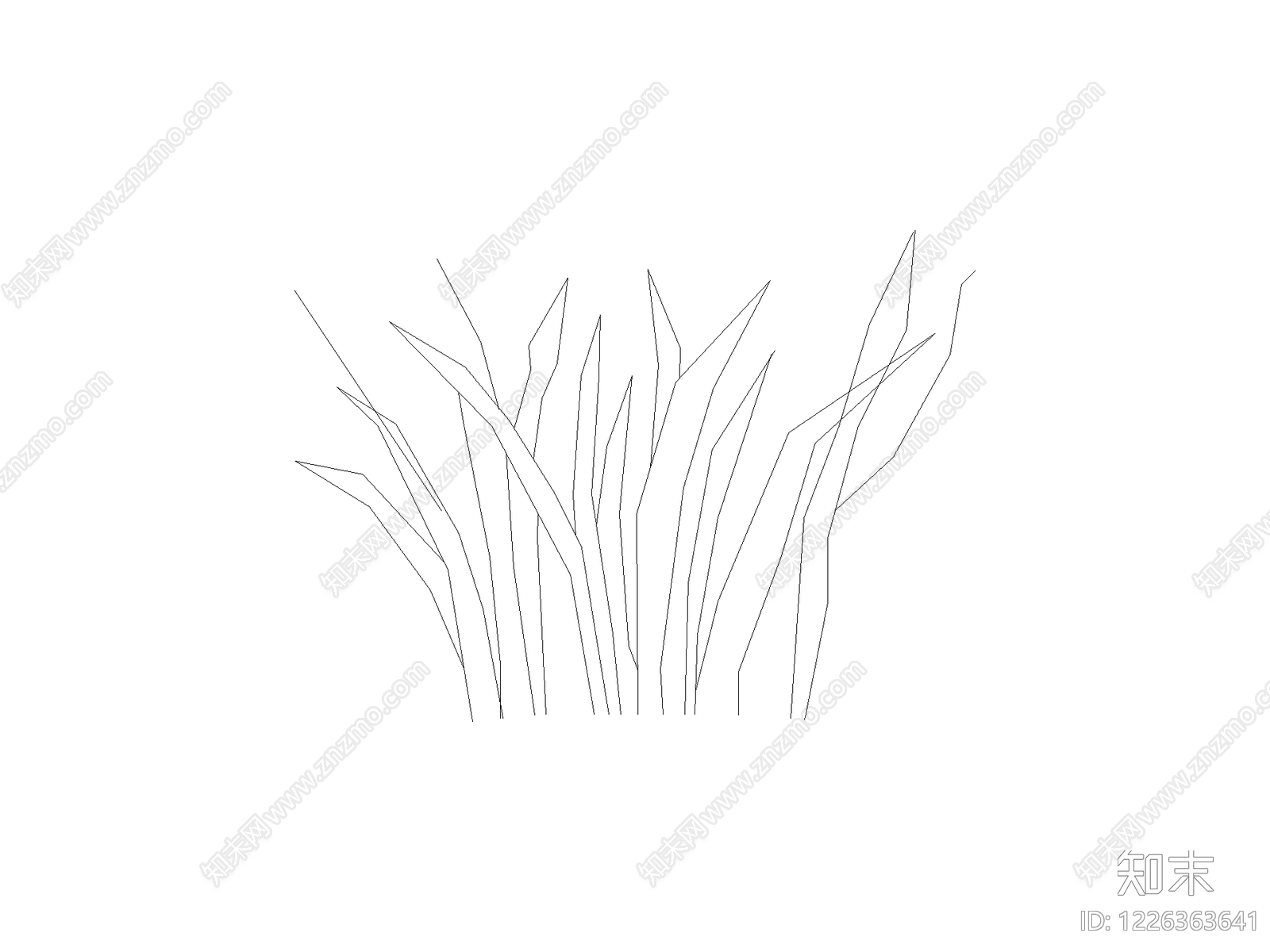 草坪种植CAD图纸