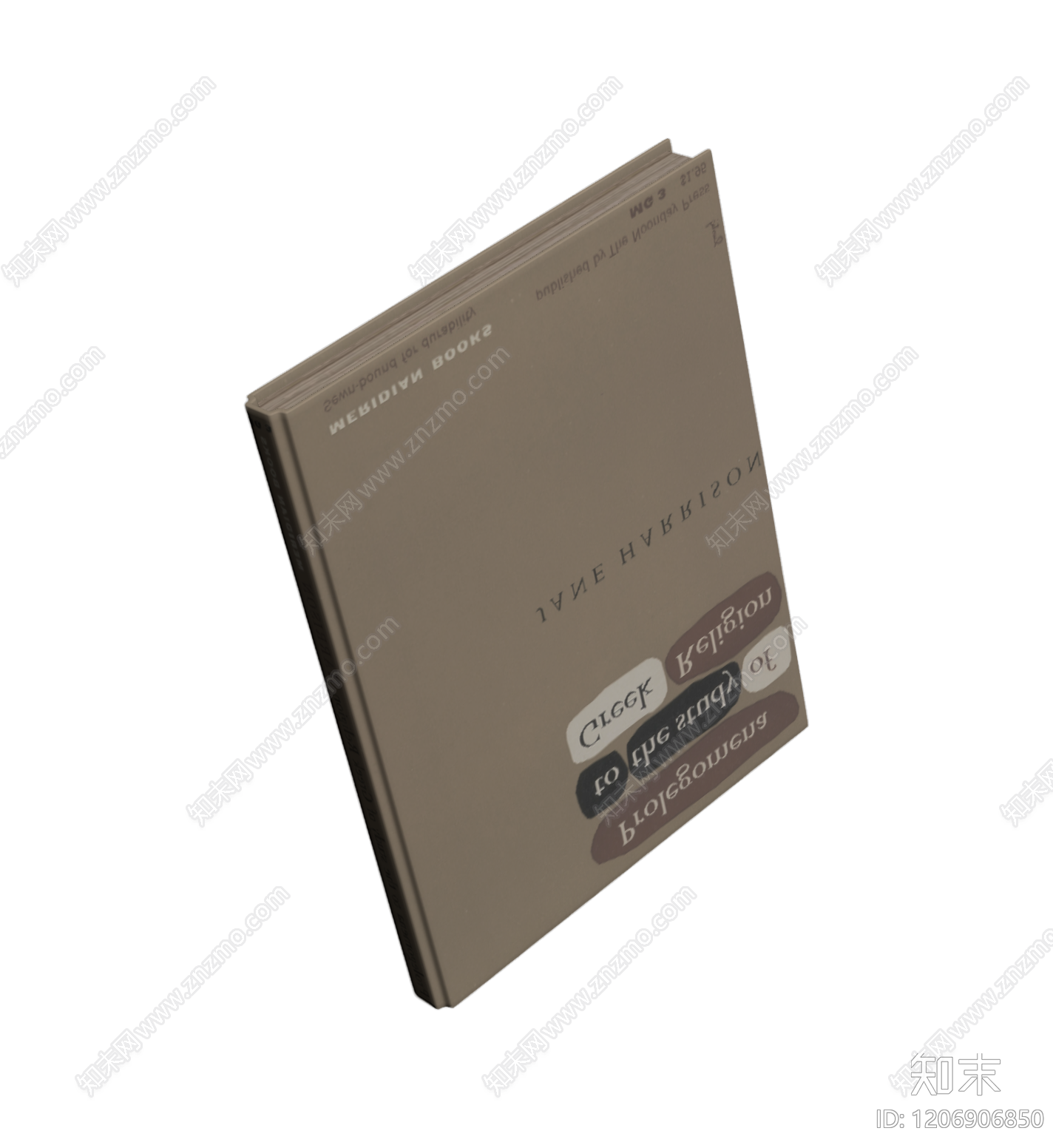 带书脊的书籍模型3D模型下载【ID:1206906850】