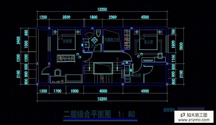 联排别墅施工图cad施工图下载【ID:36939567】