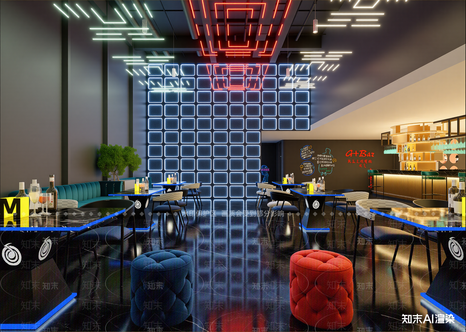 工业酒吧3D模型下载【ID:1214663526】