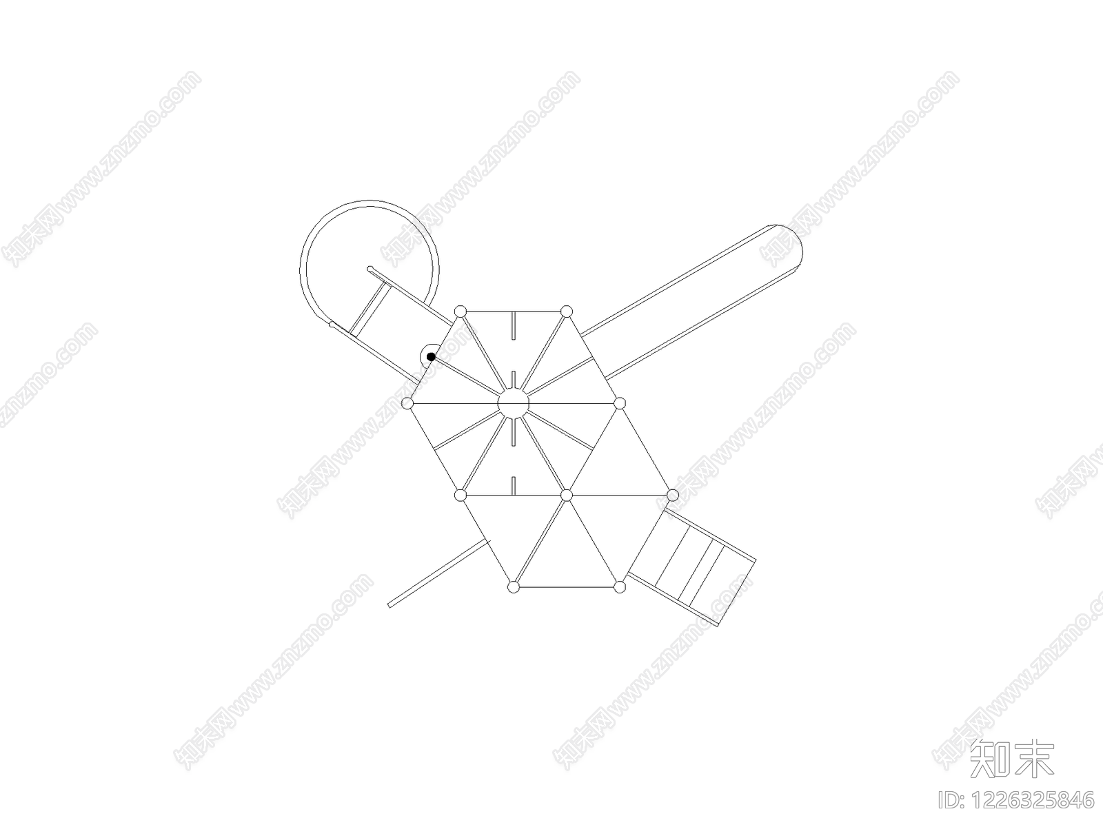 楼梯踏步构造CAD图纸