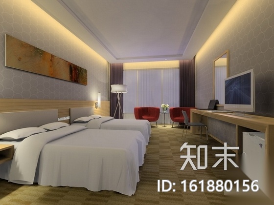 [惠州]现代简约都市风尚精品商务连锁酒店设计装修施工...cad施工图下载【ID:161880156】