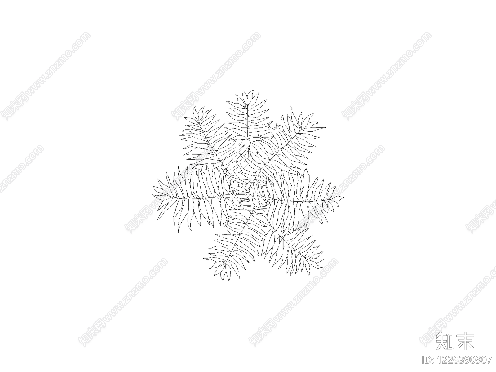 绿植CAD图纸