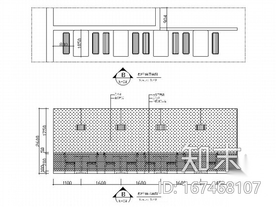 [湖南]连锁现代风格面馆装饰设计施工图施工图下载【ID:167468107】