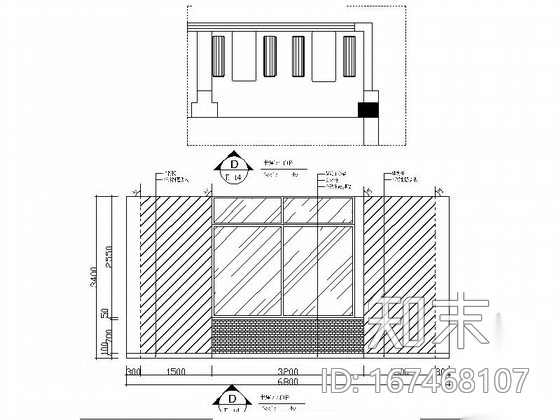 [湖南]连锁现代风格面馆装饰设计施工图施工图下载【ID:167468107】