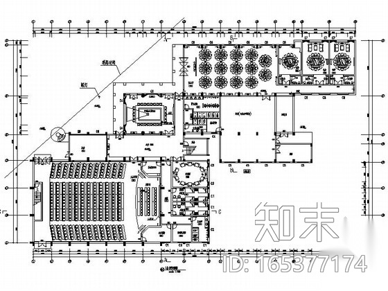 [香港]海军勤务保障组织现代高档招待所装修施工图（含效...cad施工图下载【ID:165377174】