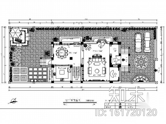 [云南]昆明欧式风格四层别墅装修CAD施工图（含效果图）cad施工图下载【ID:161720120】