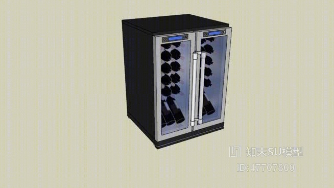 酒柜SU模型下载【ID:47707800】