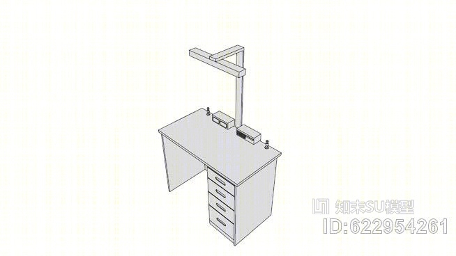D0904-工作站，技术，牙科，实验室，单站SU模型下载【ID:622954261】