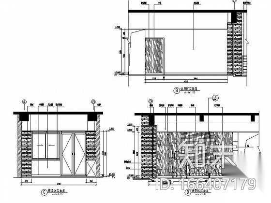 [珠海]国内知名互联网软件企业办公室装修设计施工图cad施工图下载【ID:166407179】