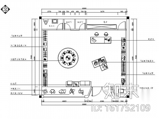 90㎡JACKcad施工图下载【ID:161752109】