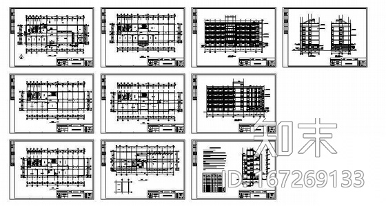 [毕业设计]光州新区某五层行政服务中心建筑设计方案cad施工图下载【ID:167269133】