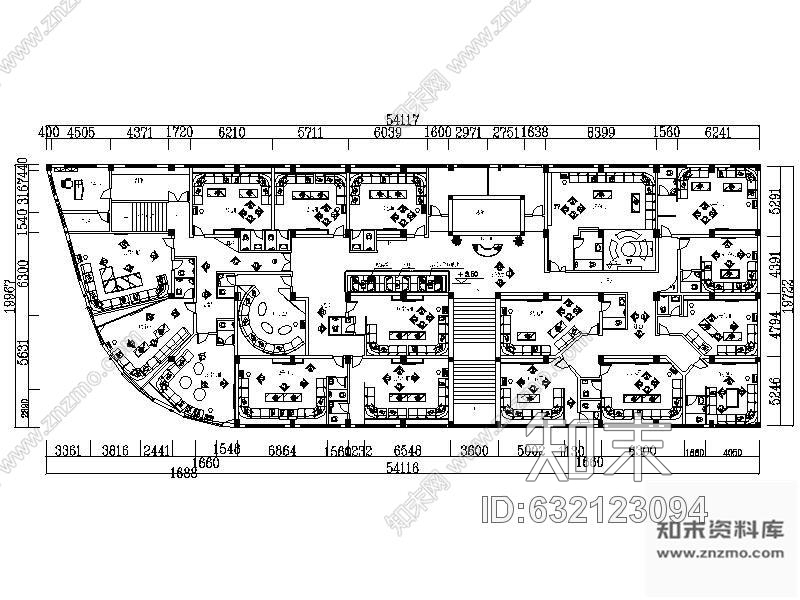 施工图江西某现代KTV空间装修图cad施工图下载【ID:632123094】