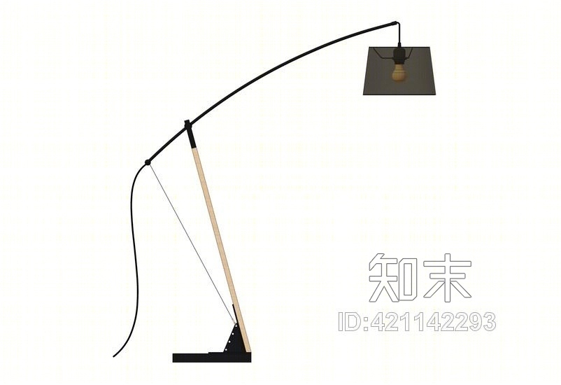 落地灯SU模型下载【ID:421142293】